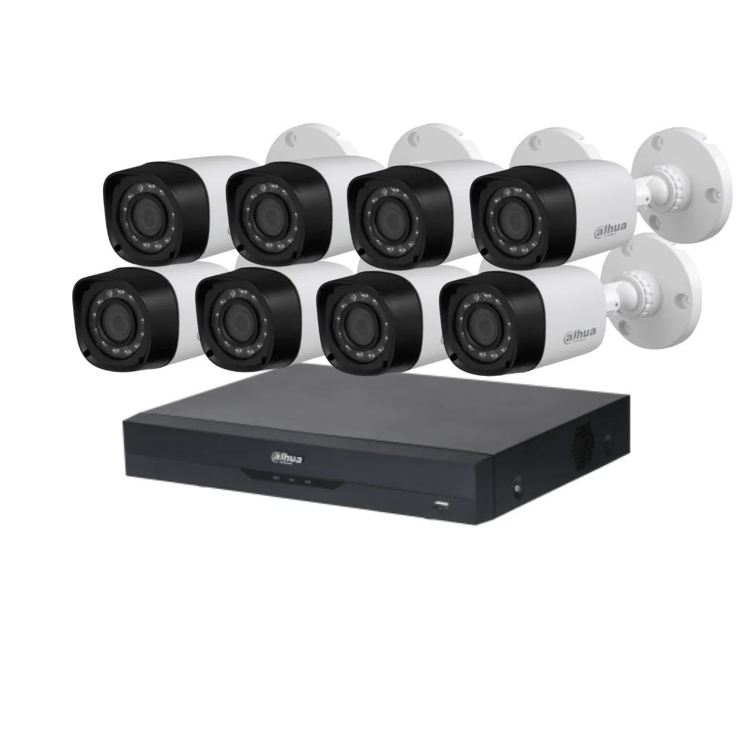 COMBO 8 CÁMARAS 4K 8MP 20M IR