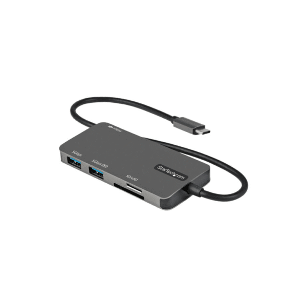 Adaptador Multipuertos USB C - USB C a HDMI de 4K - MicroSD- Hub