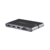 Adaptador Multipuerto USB C - con video HDMI 4K o VGA 1080p - USB 3.0 de 3 puertos