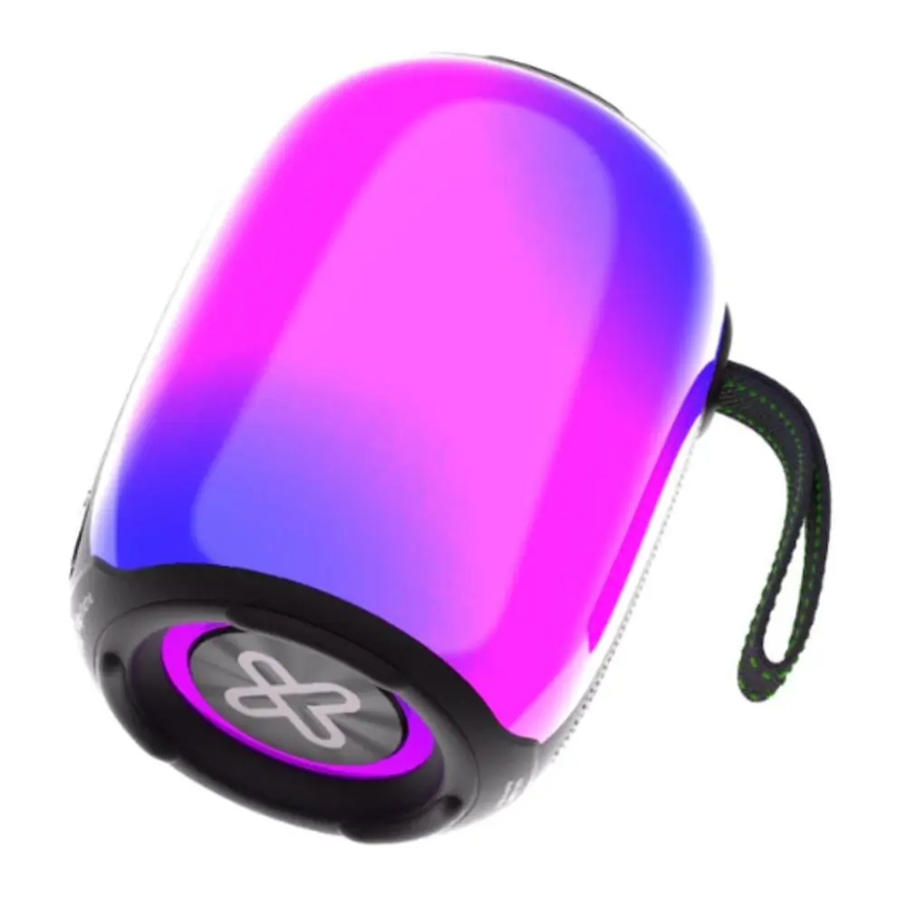 Bocina Led Flame KBS-250BK Klip Xtreme Bluetooth 5.0 Potencia De 12 Watts
