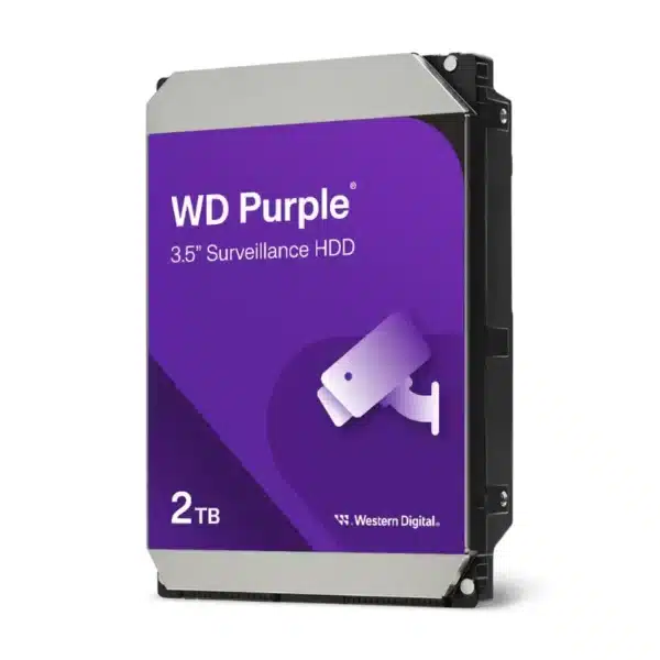 Disco duro interno WD Purple de 2 TB para vigilancia de Western Digital 3.5"