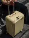 Maleta Viaje 3 (Carry On) Gris Amarillo - Imagen 8