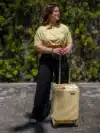 Maleta Viaje 3 (Carry On) Gris Amarillo - Imagen 11