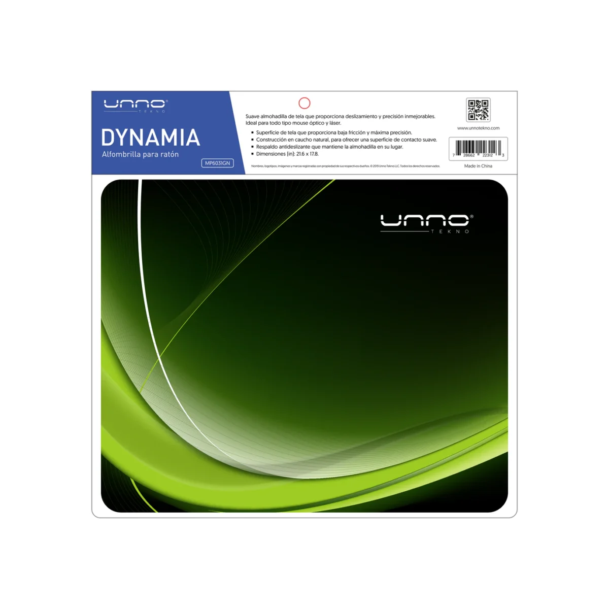 Mouse Pad Dynamia Verde - Imagen 1