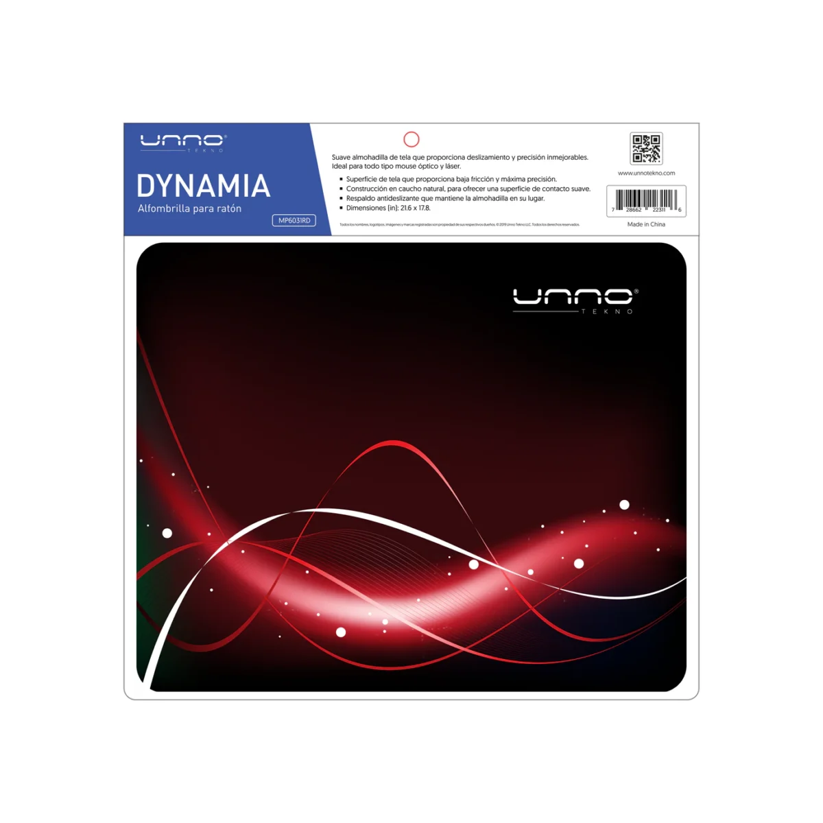 Mouse Pad Dynamia Rojo - Imagen 1