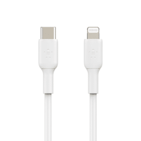 Cable USB-C a Lightning (1 m, blanco) Belkin